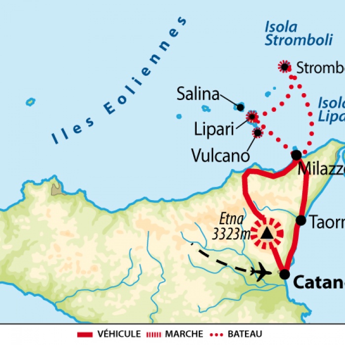 La ronde des volcans siciliens